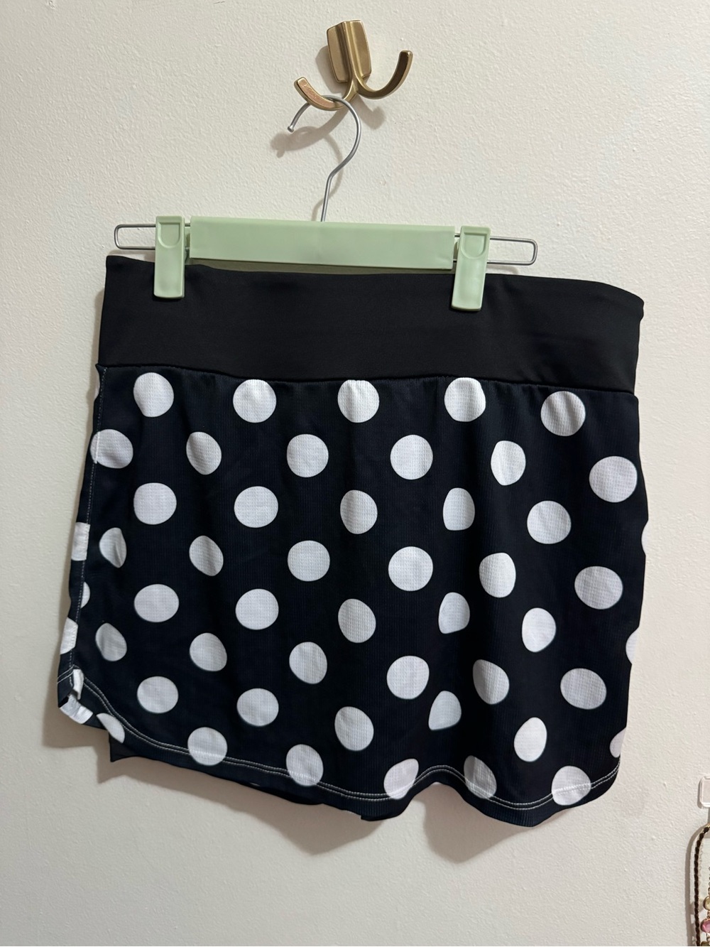 Black and White Polka Dot Women’s Skirt